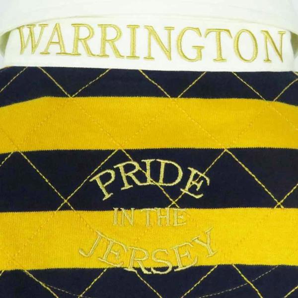 Warrington Rugby League Shirt 1950 Collar
