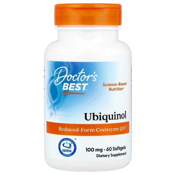 Doctor's Best Ubiquinol with Kaneka, 100mg - 60 softgels