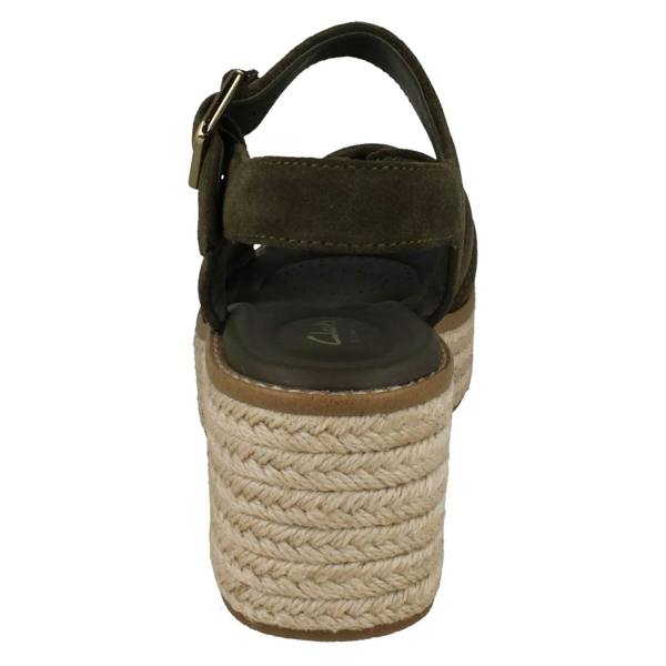 Clarks Ladies Clarks Platform Wedge Sandals Coledale Strap