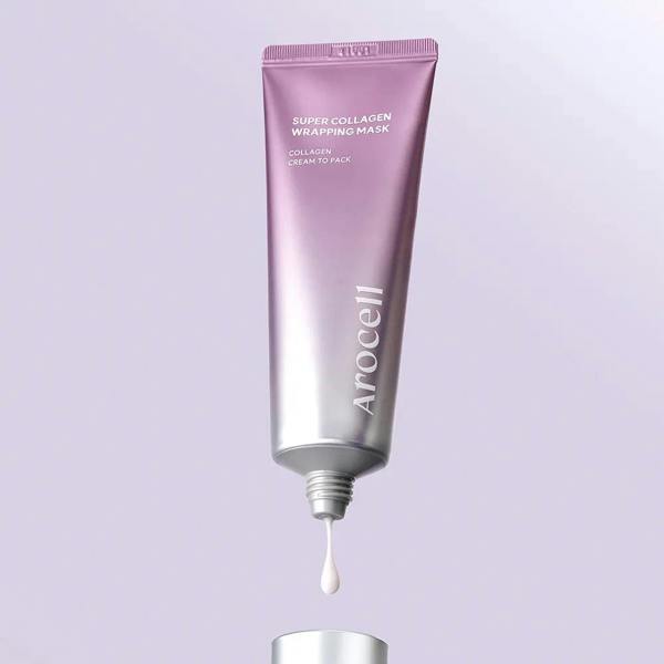 Arocell Collagen – Professional-grade Korean "Dermal-Seal" mask for instant volume plumping and a structural "Glass Skin" lift, shop at Atelier De Glow UK.