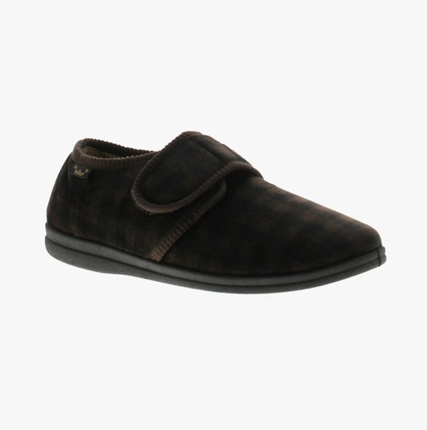 Dr Keller DARREN VELC Mens Slippers Brown