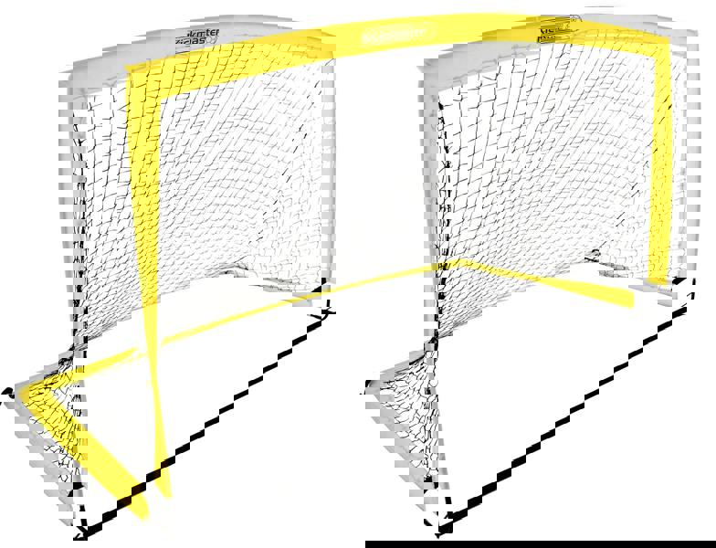 Kickmaster Fibreglass Football Goal with 3-Ply Netting - 6ft