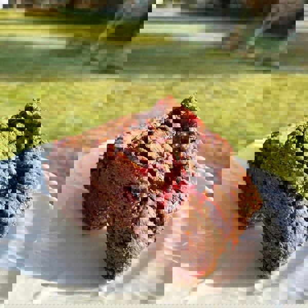 CHOC ON CHOC Gin and Raspberry Chocolate Brownie