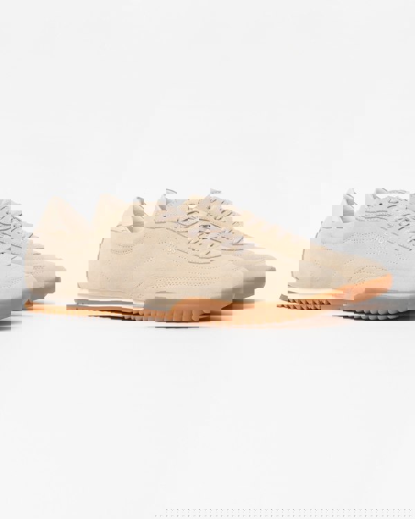 BOSS Orange Careton Mens Low-top trainers in suede and leather - Open White 131