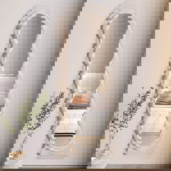 Deenz Modern Full Length Mirror-Rit Concept-White-160cm-Rit Concept