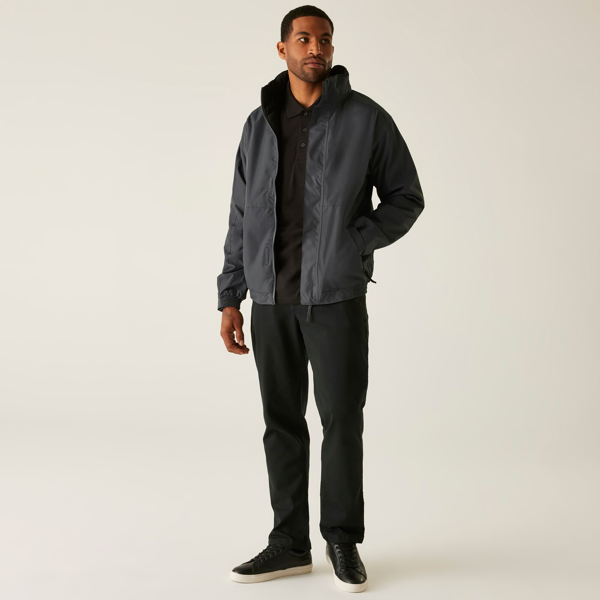 Regatta Dover Waterproof Windproof Jacket (Thermo-Guard Insulation) - Seal Grey/Black