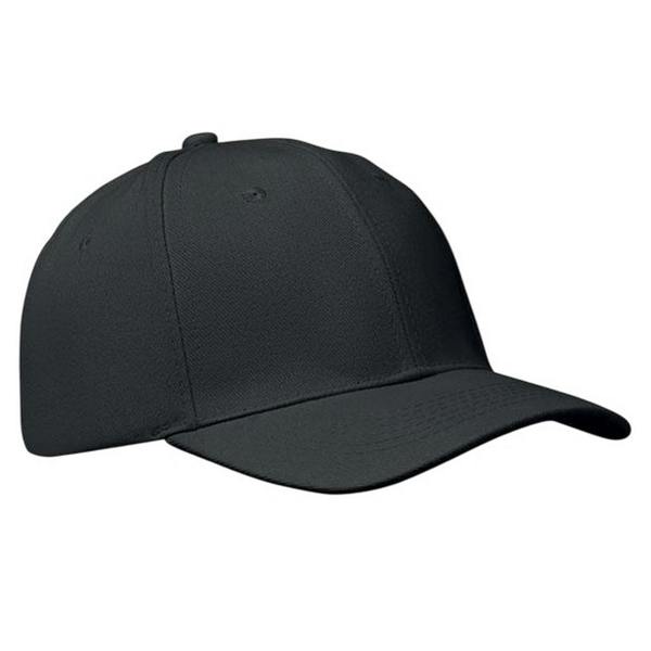 MidOcean Buffalo 6 Panel Baseball Cap - Black - 