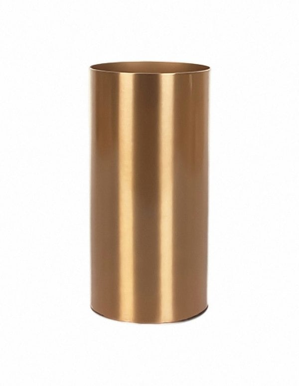 ANYHOUZ 30cm Maxery Gold Iron Flower Vase Tabletop Home Decor Modern Art Living Room Display House Decorative Crafts Metal Ornaments