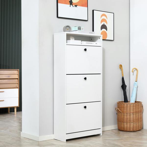 Flip-down Shoe Cabinet