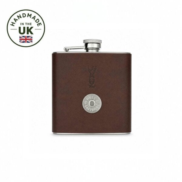 Shotgun Cartridge 6oz Hip Flask