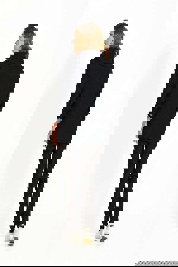 Etchy Printed Tunic with Snood