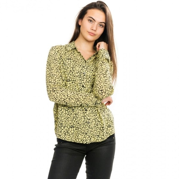 Samsoe & Samsoe Milly Aop Womens Shirt 7201 - Yellow Buttercup