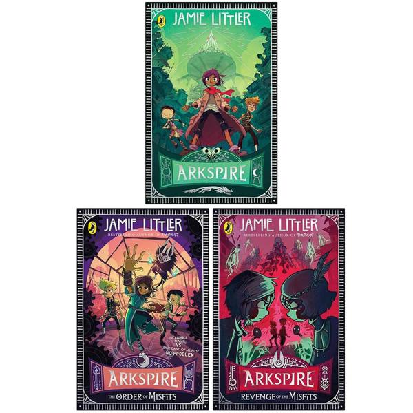 Arkspire Series 3 Books Collection Set By Jamie Littler (Arkspire, The Order of Misfits and Revenge of the Misfits)
