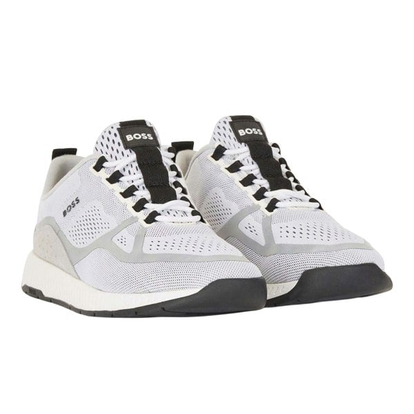 Boss Mens Titanium Running Trainers - White