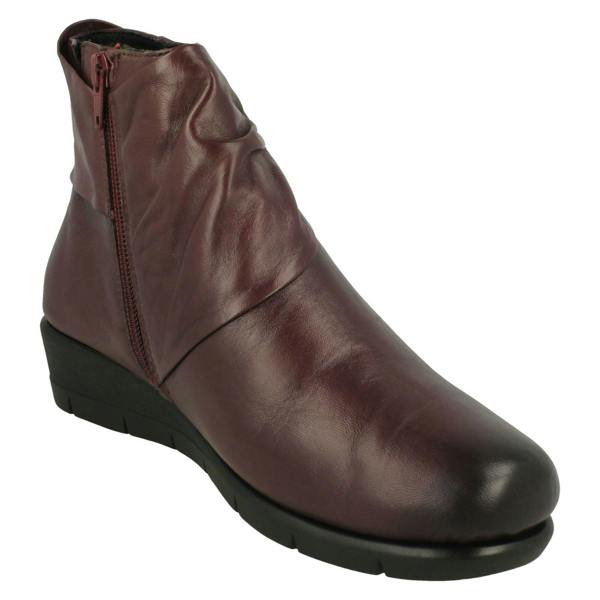 Padders Ladies Padders Bow Detailed Ankle Boots Cedar