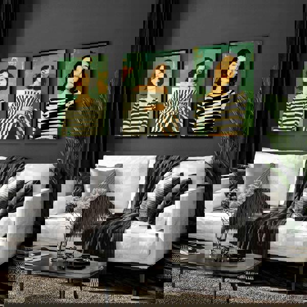 Art Print For Living Room | Set of 3 Boho Women Wall art Prints