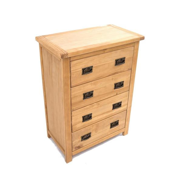 Cabinet Bits Lugo 4 Drawer Chest of Drawers Bras Drop Handle