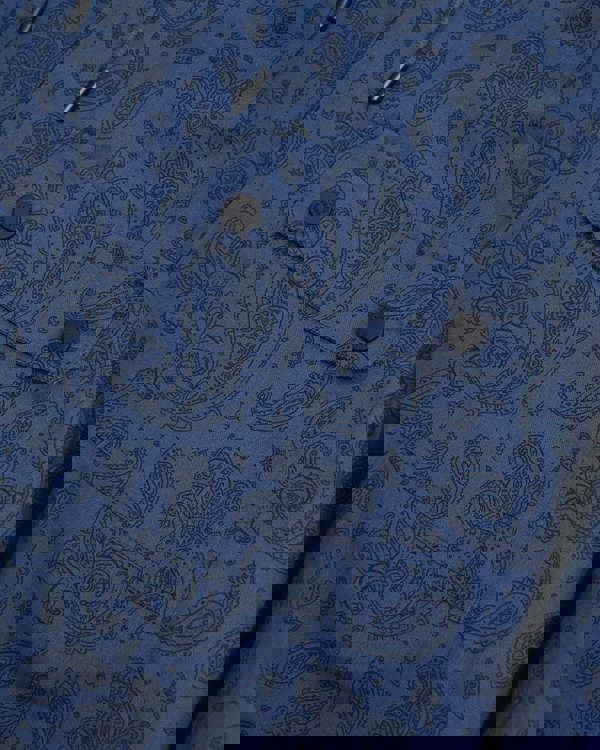 Lambretta Mens Paisley Field Scooter Classic Jacket Hooded Coat