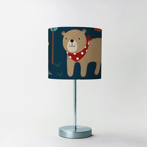 Woodland Friends Table Lampshade Lampshade - Happy Linen Company