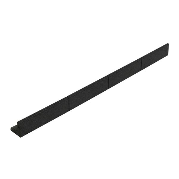 Monstershop Flexible Lawn Edging 4 x 1.2m - Black