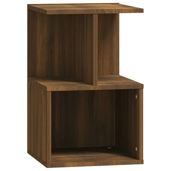 Berkfield Bedside Cabinets 2 pcs Brown Oak 35x35x55 cm Engineered Wood