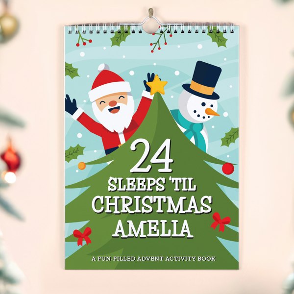 Personalised Memento Company Personalised 24 Sleeps Christmas Activity Advent Calendar