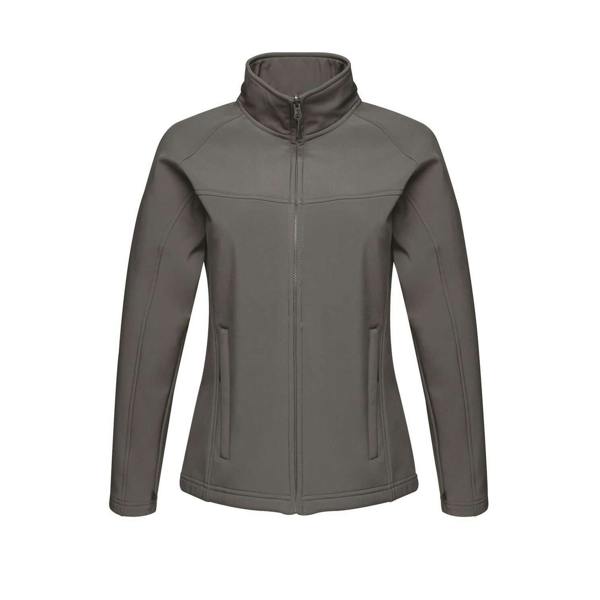 Regatta Professional Ladies Uproar Softshell Wind Resistant Jacket - Seal Grey - 