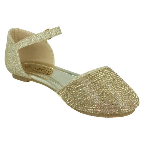 Spot On Girls Spot On Glittery Shoes H2617