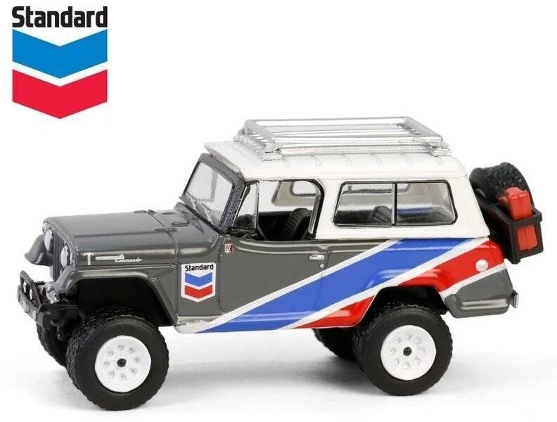 MCSlots 1970 Jeep Jeepster Commando With Off Road Parts 1:64 Scale Greenlight 41175C