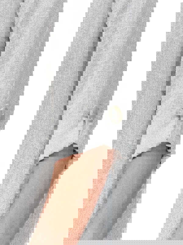 PennyPlain Asymmetric Hem Top - Salt & Pepper