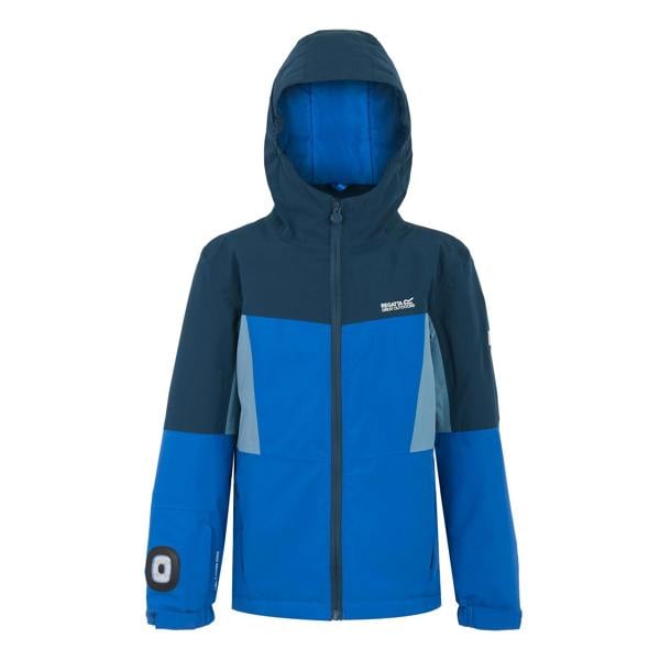 Regatta Childrens/Kids Beamz Insulated Waterproof Jacket - Navy Blue - 