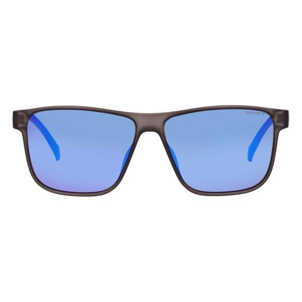 Superdry Sunglasses SDS-5051 108 Matte Crystal Grey Blue Revo Mirror