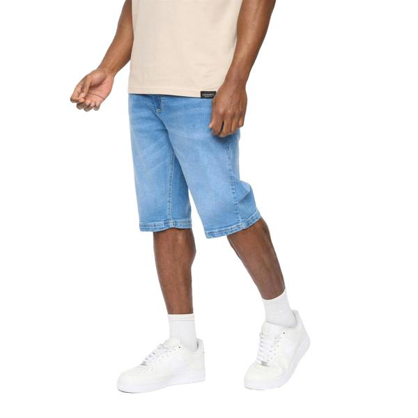Crosshatch Mens Hammersmith Denim Shorts - Mid Wash - 