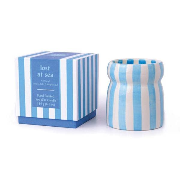 Infused with refreshing marine-inspired notes, Lost at Sea evokes the tranquil essence of salty sea air, sun-drenched driftwood, and a touch of citrus,