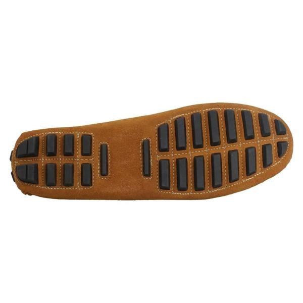 Down to Earth Ladies Down To Earth Suede Leather Slip On Moccasins F80593