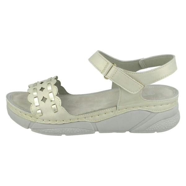 Spot On Ladies Spot On Mid Wedge Sandals F10944