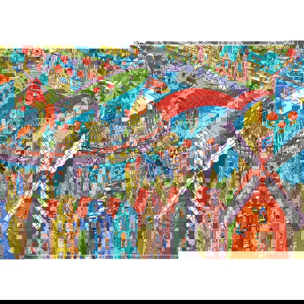 Trefl Sneaky Peekers, Amsterdam, The Netherlands Puzzle - 1000 Pieces