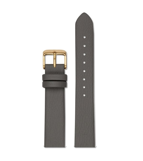 Votch Slate grey with brushed gold buckle | 18mm