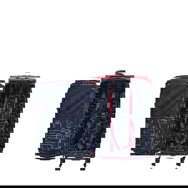 TruClothing Soft Case Zipped Compartments Suitcase