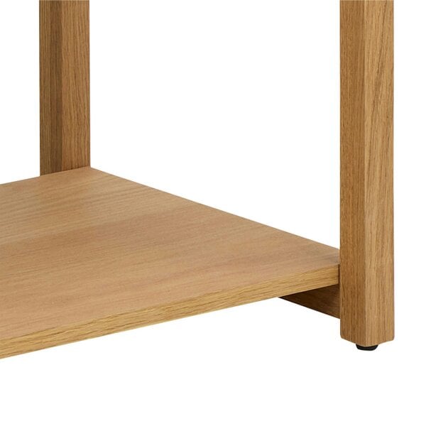 Wyld Haus Kigali Rectangular 3 Shelves Oak Bookcase