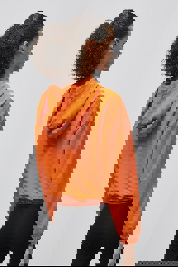 ENORSIA Jersey Hoodie With Elastic Waistband