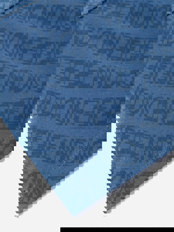 Fendi Kids Fendi Boys FF Logo Swim Shorts in Blue