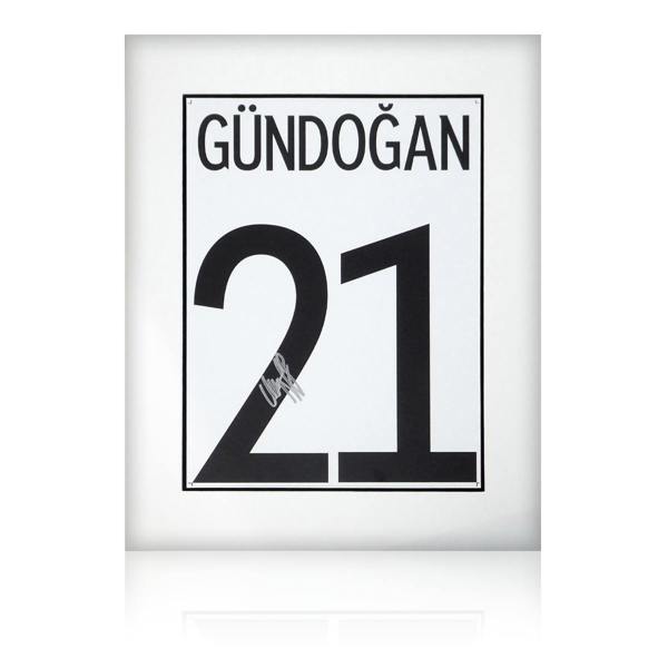 Ilkay Gundogan Signed Germany Number Display