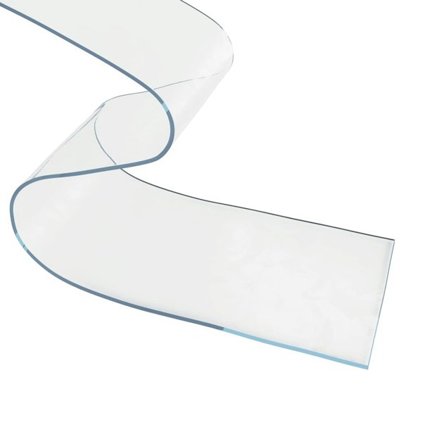 Berkfield Door Curtain Transparent 300 mmx2.6 mm 10 m PVC