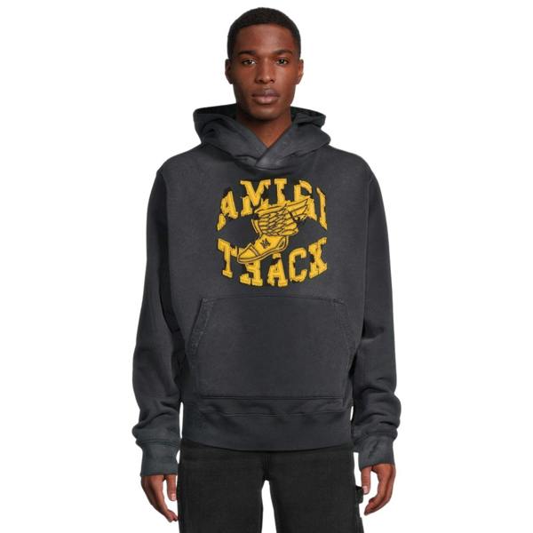 Amiri Track Hoodie Faded Black - Nova Clothing