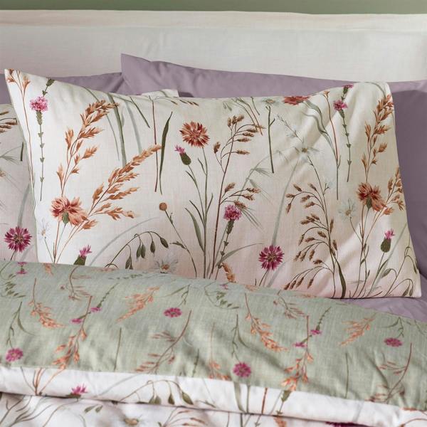 BRUSHED BRUSHED BRUSHED G/mere Floral Green Duvet Cover Set