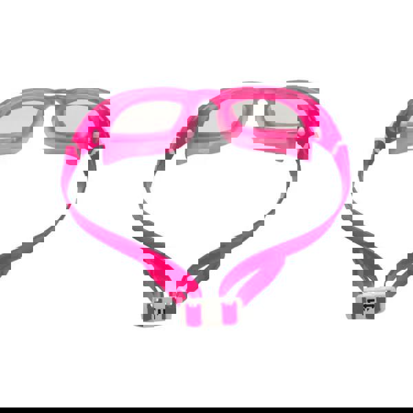 Pink Aquasphere Michael Phelps Tiburon kid swim goggles with clear lenses