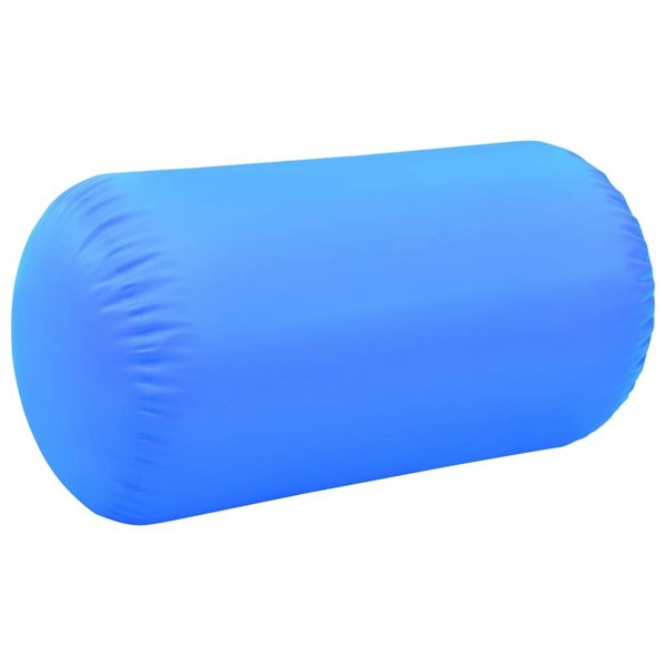 Berkfield Inflatable Gymnastic Roll with Pump 120x90 cm PVC Blue