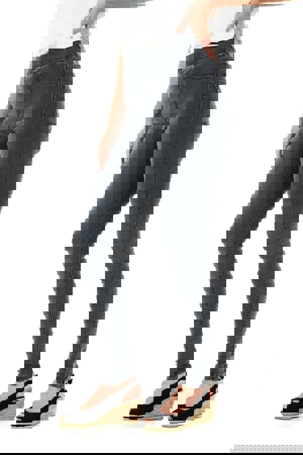 Smart Living Women's Stylish Skinny Fit Denim Jeggings with Pockets - Trendy & Comfy - Grey