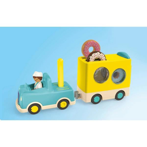 Playmobil JUNIOR: Crazy Donut Truck Stacking & Sorting